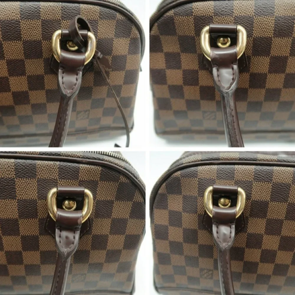 100% Authentic Louis Vuitton Duomo Damier Ebene Canvas Hand Bag - Picture 7 of 12